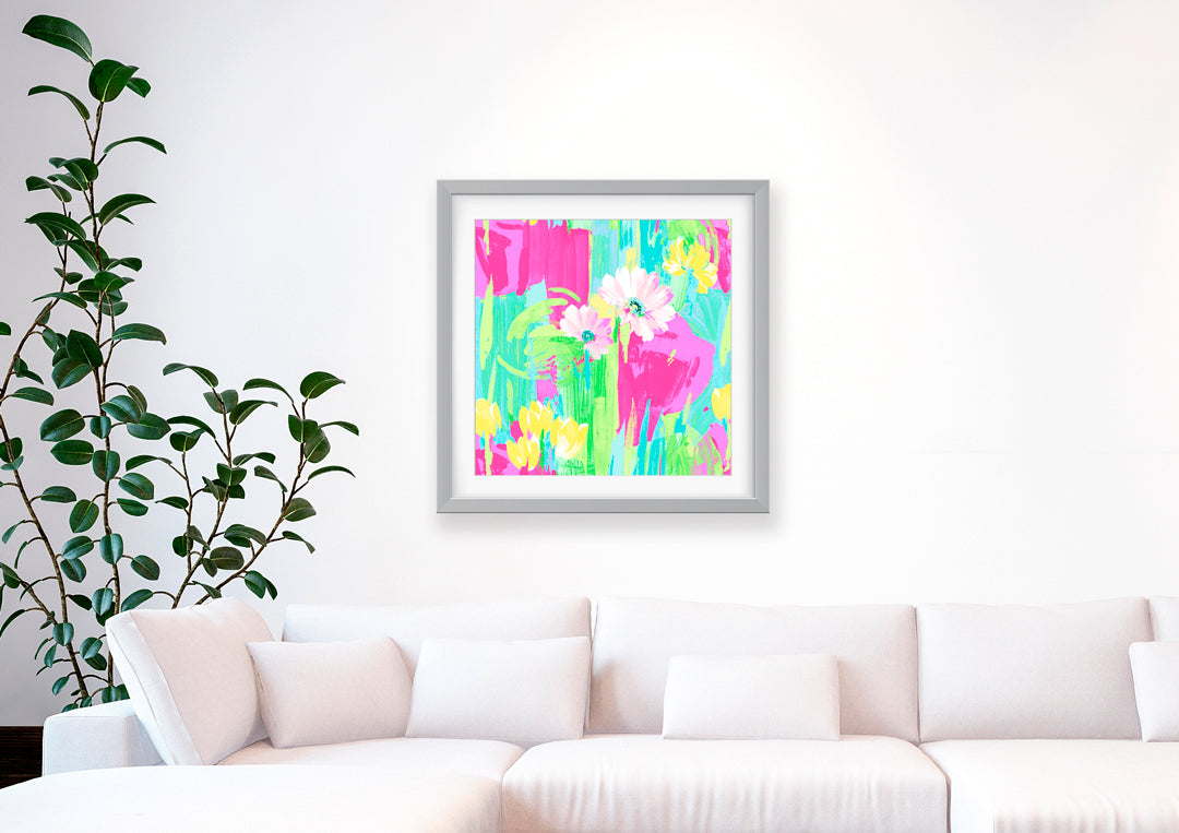 Giselle Art Print - Floral Art Wall Decor Collection-Di Lewis