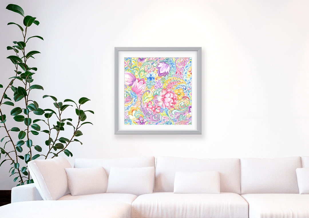 Romance Art Print - Floral Art Wall Decor Collection-Di Lewis