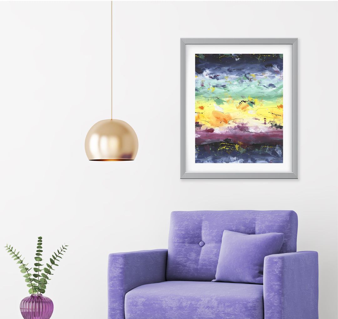 Elements Art Print - Abstract Art Wall Decor Collection-Di Lewis