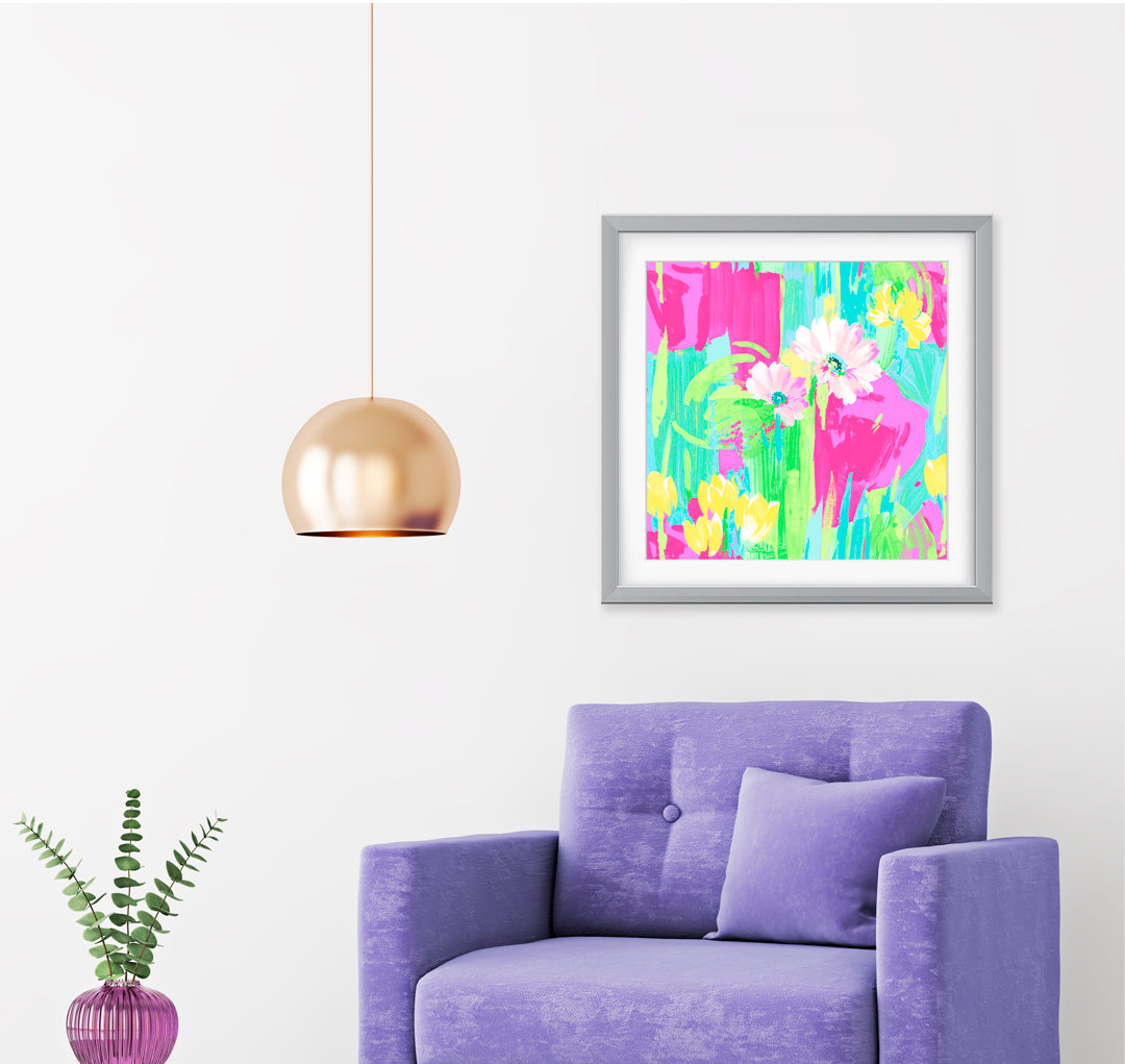 Giselle Art Print - Floral Art Wall Decor Collection-Di Lewis