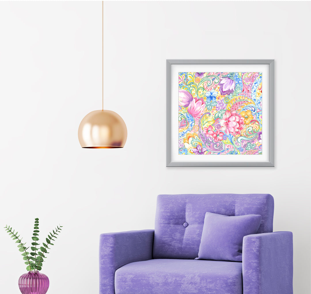 Romance Art Print - Floral Art Wall Decor Collection-Di Lewis