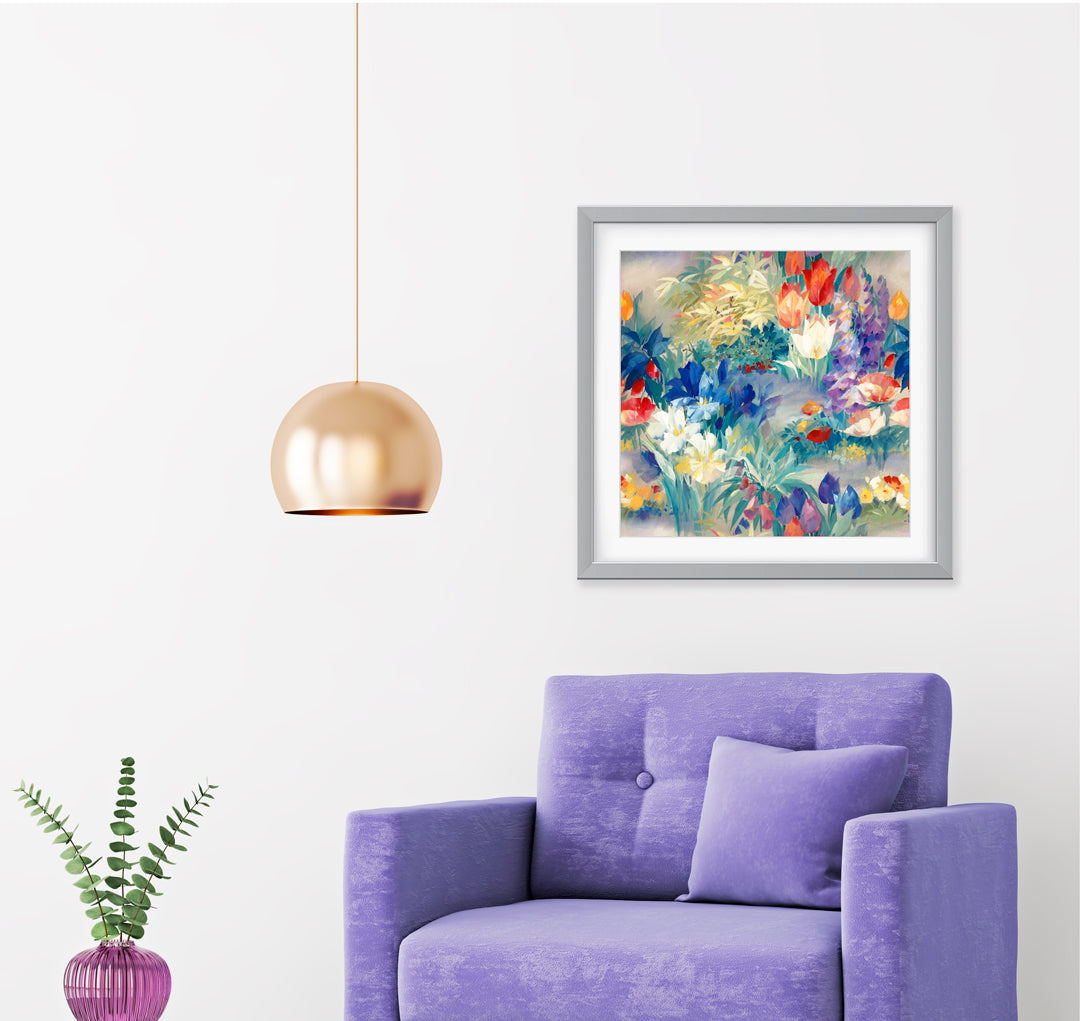 Secret Garden Art Print - Impressionist Art Wall Decor Collection-Di Lewis