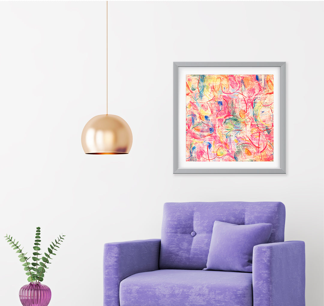 Voila Art Print - Abstract Art Wall Decor Collection-Di Lewis