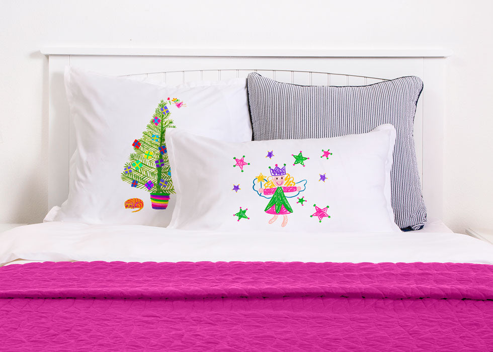 Multicolor Christmas - Kids Personalized Pillowcase Collection