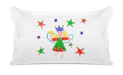 Christmas Stars Red & Green - Kids Personalized Pillowcase Collection