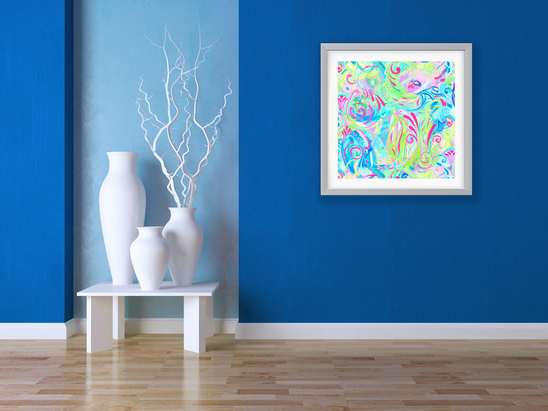 Spiro Art Print - Abstract Art Wall Decor Collection-Di Lewis