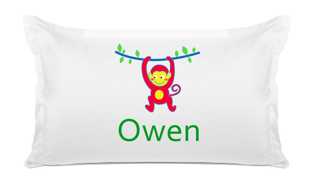 Monkey - Personalized Kids Pillowcase Collection