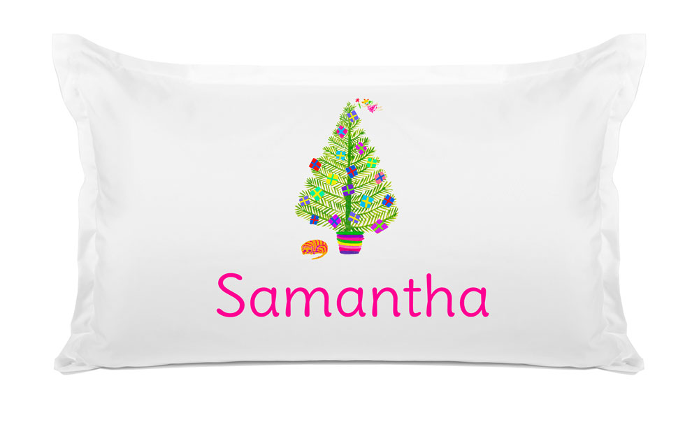 Multicolor Christmas - Kids Personalized Pillowcase Collection