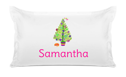 Multicolor Christmas - Kids Personalized Pillowcase Collection