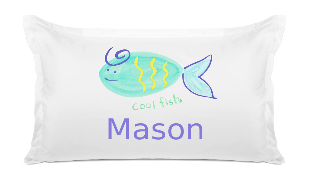 Cool Fish - Personalized Kids Pillowcase Collection