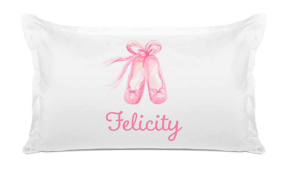 Ballet Slippers - Personalized Kids Pillowcase Collection