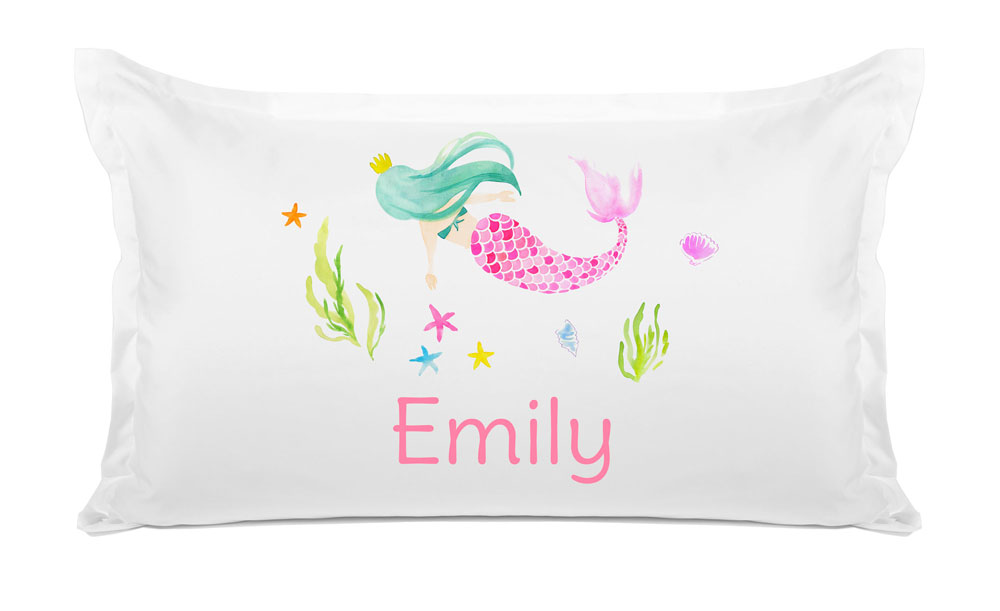 Colorful Mermaid - Personalized Kids Pillowcase Collection