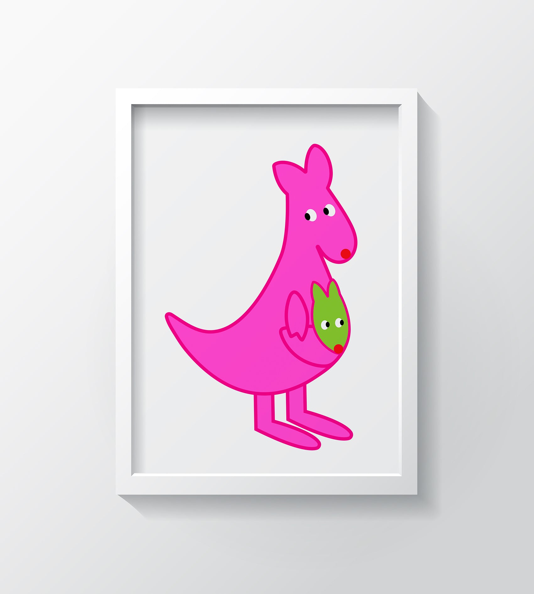 Kanga Art Print - Kids Wall Art Collection-Di Lewis