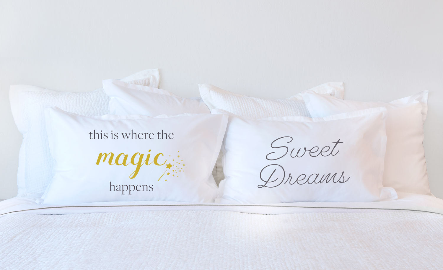 This Is Where The Magic Happens - Inspirational Quotes Pillowcase Collection-Di Lewis