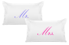 Mr., Mrs. - His & Hers Pillowcase Collection-Di Lewis