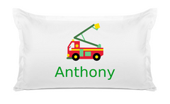 Fire Truck - Personalized Kids Pillowcase Collection