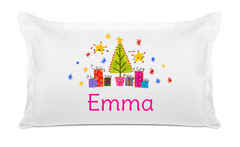 Christmas Tree Joy - Kids Personalized Pillowcase Collection