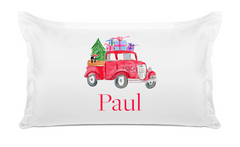 Christmas Truck Delivery - Kids Personalized Pillowcase Collection