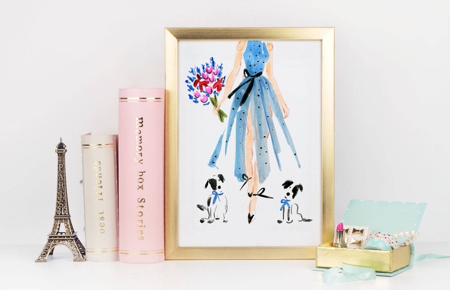 Absolutely Fabulous Art Print - Fashion Illustration Wall Art Collection-Di Lewis