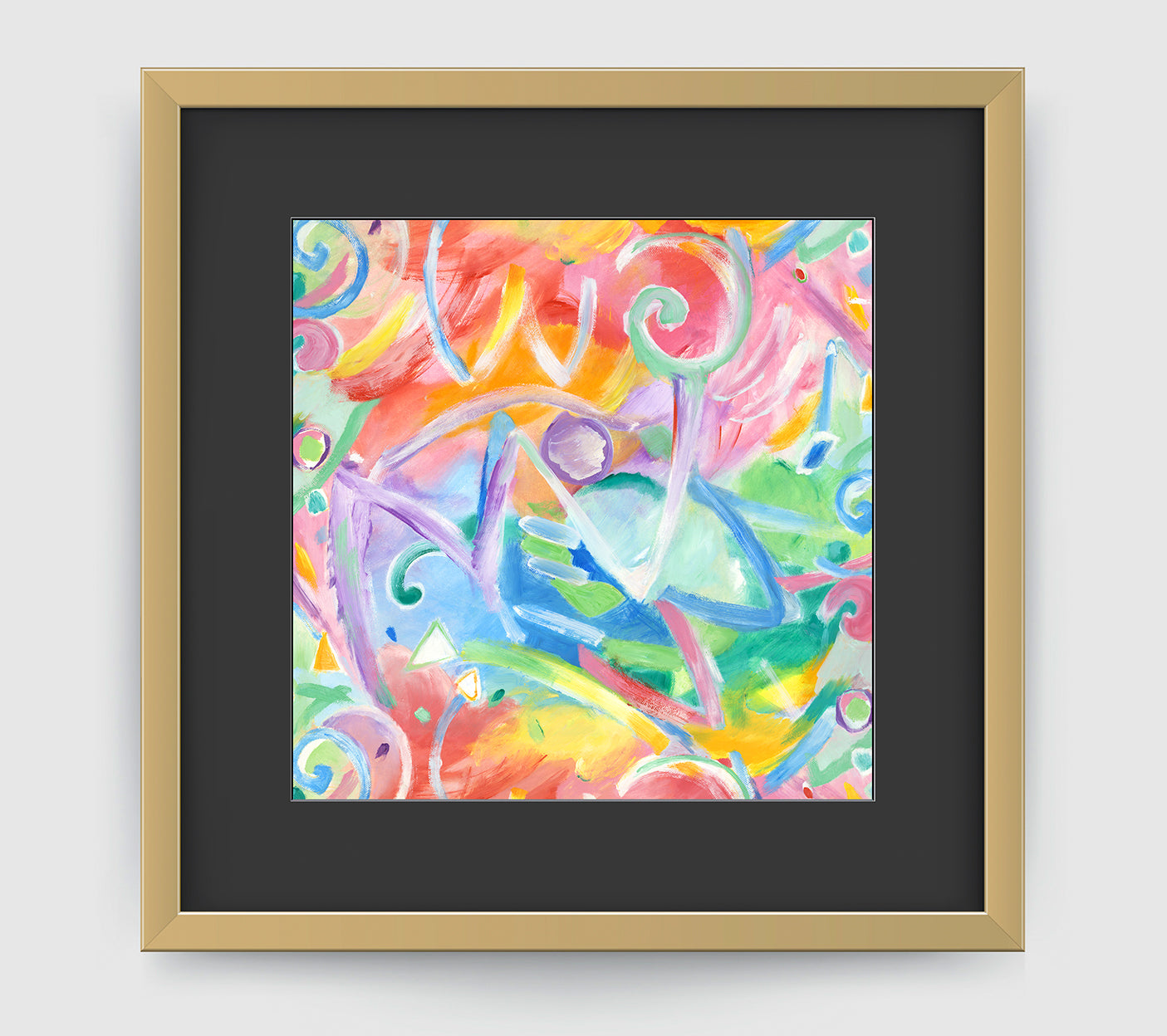 Acrobate Art Print - Abstract Art Wall Decor Collection-Di Lewis