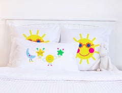 Astro Moon Stars - Personalized Kids Pillowcase Collection