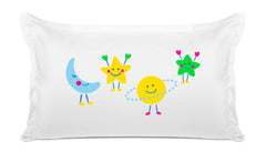 Astro Moon Stars - Personalized Kids Pillowcase Collection