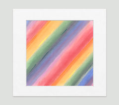 Aurora Multi Art Print - Abstract Art Wall Decor Collection-Di Lewis