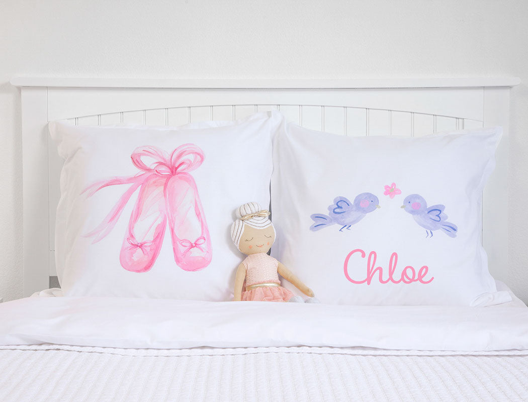 Bluebirds - Personalized Kids Pillowcase Collection