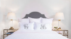 Vintage French Monogram Letter X Pillowcase