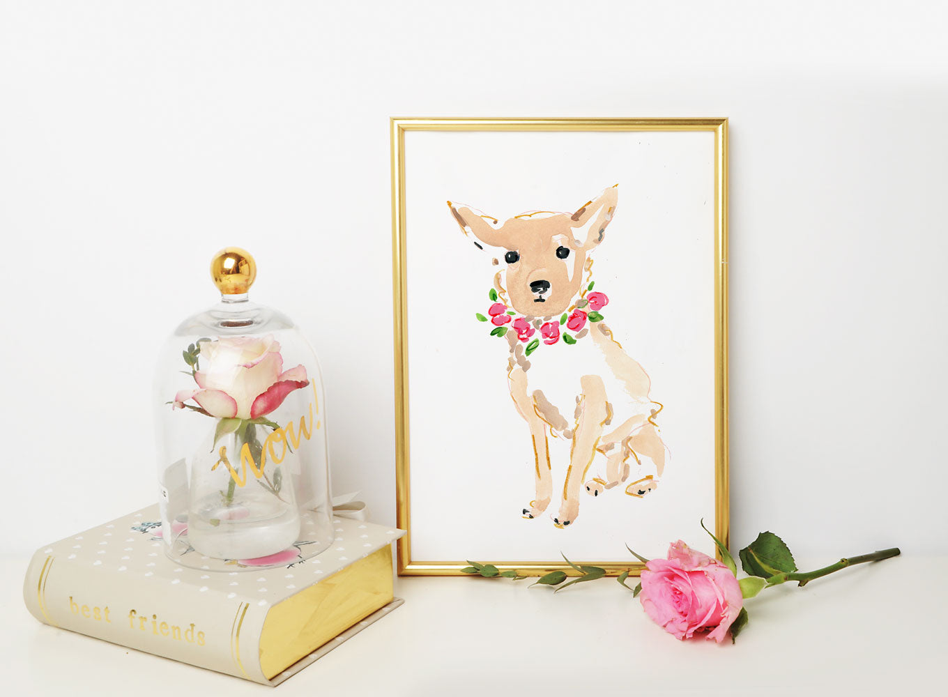 Coco Chihuahua Art Print - Dog Illustrations Wall Art Collection-Di Lewis