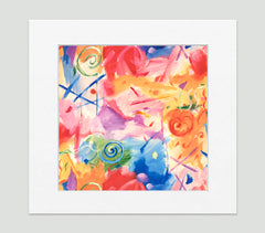 Cirque Art Print - Abstract Art Wall Decor Collection-Di Lewis