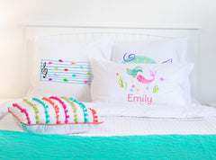 Colorful Mermaid - Personalized Kids Pillowcase Collection