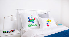 Bunny Airplane - Personalized Kids Pillowcase Collection
