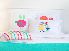 Girls Playing - Personalized Kids Pillowcase Collection