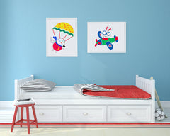 Come Fly With Me Art Print - Kids Wall Art Collection-Di Lewis