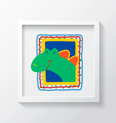 Dino Art Print - Kids Wall Art Collection-Di Lewis