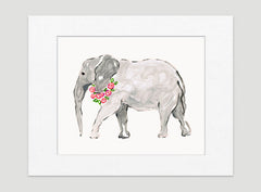 Ella Elephant Art Print - Animal Illustrations Wall Art Collection-Di Lewis