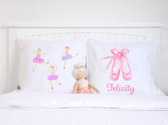 Ballet Slippers - Personalized Kids Pillowcase Collection