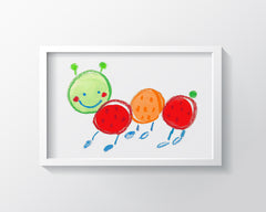 Fernando Caterpillar Art Print - Kids Wall Art Collection-Di Lewis
