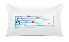 Musical Fish Notes - Personalized Kids Pillowcase Collection