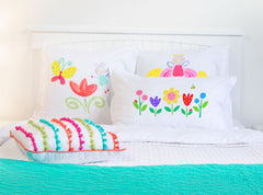 Garden Party - Personalized Kids Pillowcase Collection-Di Lewis