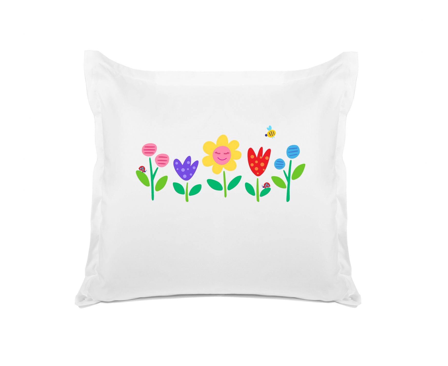 Garden Party - Personalized Kids Pillowcase Collection-Di Lewis