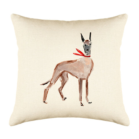 Duke Dane Throw Pillow Cover - Dog Illustration Throw Pillow Cover Collection-Di Lewis