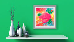 Papaver Art Print - Impressionist Art Wall Decor Collection-Di Lewis