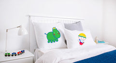 Harry Hippo - Personalized Kids Pillowcase Collection-Di Lewis