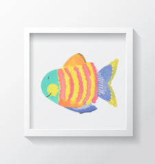 Hubble Bubble Art Print - Kids Wall Art Collection-Di Lewis