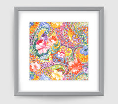 Indienne Art Print - Floral Art Wall Decor Collection-Di Lewis