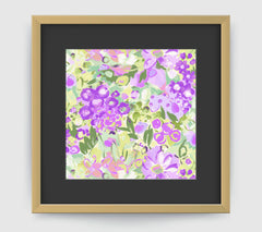 Jardin Violet Art Print - Impressionist Art Wall Decor Collection