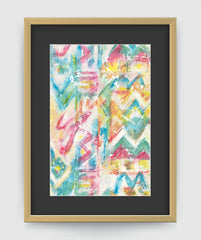 Les Angles Art Print - Abstract Art Wall Decor Collection-Di Lewis