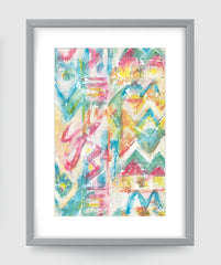 Les Angles Art Print - Abstract Art Wall Decor Collection-Di Lewis